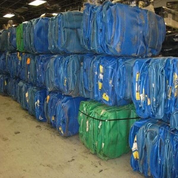 High Density Polyethylene (HDPE) Blue Drums Scrap Online